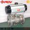 hot sale flange pneumatic ball valve 3 inch