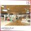 MDF painted gray book store uesd book display rack