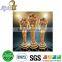 kids small golden football champion cup inflatable tumber