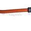 Hex wrecking bar with rubber handle