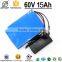 Ideal Customs lithium battery pack 60V 15Ah with 3.7V Cell or vw vbt190 battery pack