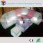 Remote Control rgb 16 Color Changing Illuminated Nightclub LED Plastic Sofa