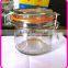 glass canister/glass container/glass jar/airtight glass jar