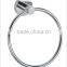 Jiangmen Factory Bathroom Wall Mounted Stainless Steel Towel Ring Chrome