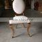 New design Rose gold Round back stainless steel chair