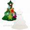 Sublimation Ceramic Bauble Decorated Christmas Trees Decorations