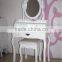 Wooden Dressing Table for Bedroom, Wooden Dresser Set, Bedroom Furniture