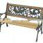 Trade Assurance outdoor furniture metal chair garden cast iron park bench supplier
