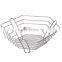 Vintage Metal Wrought Iron Leaf Ivy Wire Flower Basket Fruit Basket