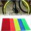 Bicycle reflective stickers mountain bike tyre reflective of rim disc stickers bicycle ride 8 colors/bag