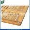 Eco Friendly Natural Curved Bamboo Shower Mat