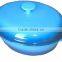 Oval enamel coated cast iron cocotte