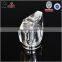 surlyn clear plastic bottle cap, luxury crystal plastic bottle cap for perfume bottle