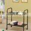 New design magazine rack 3 shelf square metal shelf