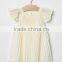 Fancy One Year Old Baby Party Eyelet Flutter Dresses For Baby Girl HSD5050