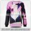 Athletic custom sublimated sweaters multicolor fleece polyester sweatshirts active hooded suits uniforms