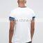 2016 Custom Short Sleeve Crew Neck White Printed Men's 100% Cotton 180gsm Soft Jersey Slim Fit Casual Blank Cool T-Shirt