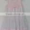 baby girls pink and white embroidered dress and knit shorts 2pcs suits for summer