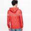 Blank zip up hoodie orange hoody sweatshirt waterproof hoodies
