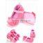 summer spring beauty product in stock cheap baby clothes crocheted bow mini baby walker