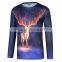 Space Galaxy Universe Printed Long Sleeve T Shirt Men's Full Sublimation Printed T-Shirt Fashion 3D Printed T Shirt Wholesale