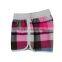 wholesale best price plaid design women board shorts