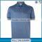 China factory royal blue dry fit polo shirt with front pocket for men