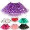 red white hallween golden polka dot tutu
