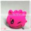 S80131A Cute cartoon silicone wallet Korea, creative zipper bag