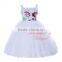 girls white summer dress flower girl skirts