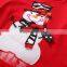 New Design Christmas Snowman Grid Newborn Baby Christmas Outfits