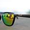 hot sale UV400 CE FDA custom logo promotion sunglasses frog black frame mirror lenses sunglasses DLC9003