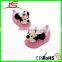 high quailty soft plush animal baby slippers