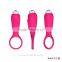 Flexible Vibrating G-spot Cock Penis Rings Silicone Sex Toy Strong Vibration