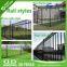 2 Rail Flush Top Flush Bottom Iron Fence