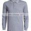 korean stripe high neck men long sleeves collar t-shirt
