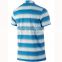 Factory price sublimation printing purple stripe man golf shirt