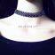 Fashion rhinestone chocker necklaces long choker necklace with rhinestone