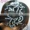 sequin headwear for ballroom dance H-04