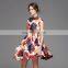 Ladies high quality sleeveless cotton umbrella dress supplier