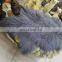 Grey mongolian lamb fur backrest pillow backrest cushion for sofa