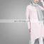 Hot Sell Fashion Pink Turkish Top Abaya Muslim Girls Summer Long Sleeve Sweep Tunic Kaftan Abaya Islamic Clothing