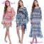 Wholesale Bikini Printed Long Sleeve Cover Up Womens Beach Dress