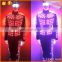 Bulb Light Up Tron Dance Ski Suit Led Robot Costume