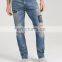 men skinny stretch distressed used denim pants oem & odm manufacturer