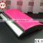 Pink color name card holder pu for gifts