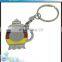 Popular unique gifts teapot keychains wholesale souvenir keychain