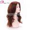 Hot Selling Good Feedback No Shend Tangle Free brawn Color Natural Wave 100% Human Hair Virgin Brazilian Lace front Wig