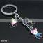 Factoy made monkey and bear shape animal key chian rings