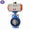 DN100 PN16 butterfly valve Wafer LT type Pneumatic Actuator
